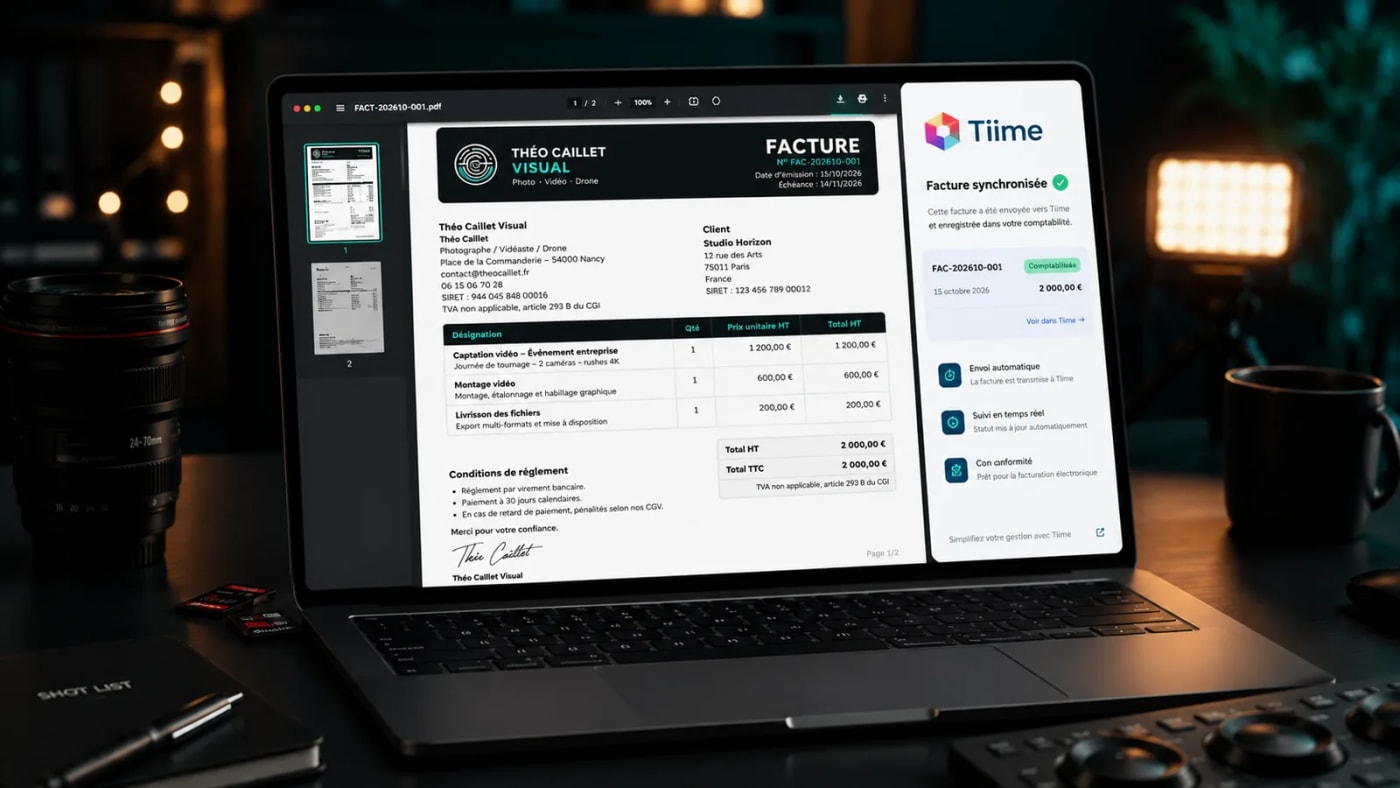 Une facturation intégrée au workflow