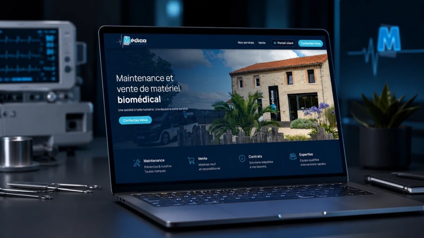 Projet Medico Nantes réalisé par TitouWeb