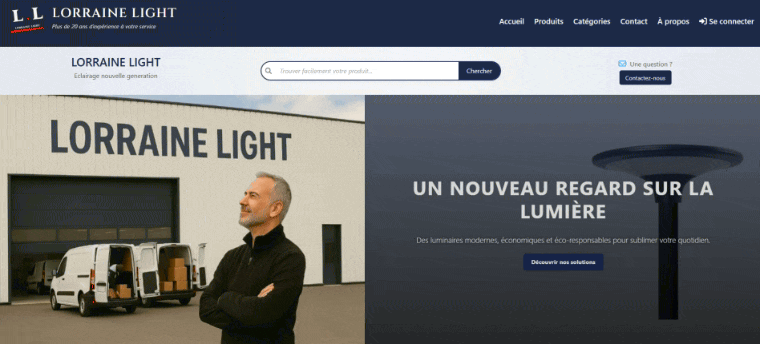 Aperçu du site Lorraine Light