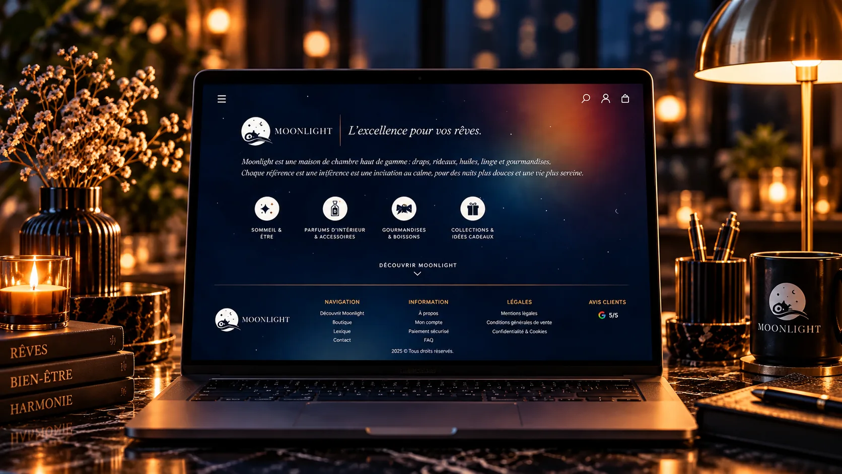 Application e-commerce B2B et B2C Moonlight réalisée avec Ruby on Rails