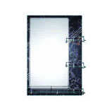 BM-8759 Decorative Bathroom Mirror with Glass Shelf