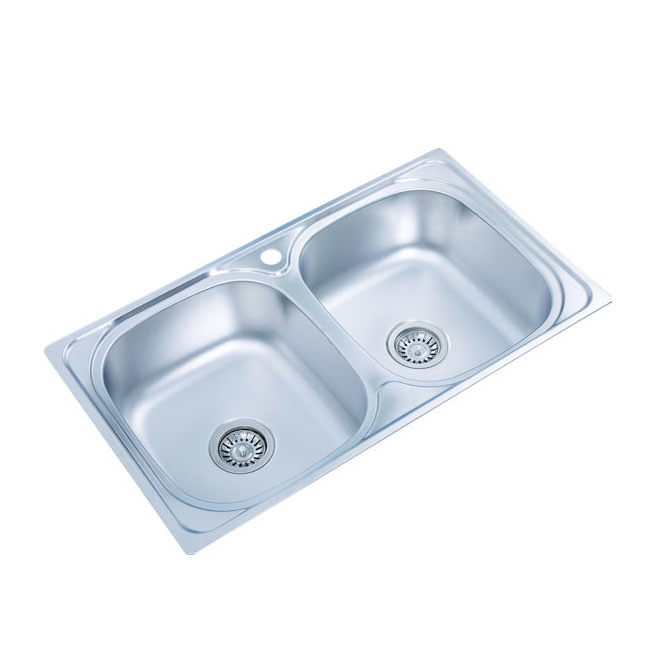 KS-8146I Double Bowl Stainless Steel Kitchen Sink
