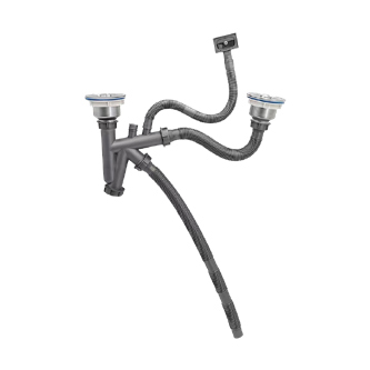 F03 Double-Bowl Kitchen Sink Drain Kit