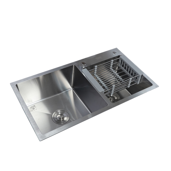 KS-7843S Handmade Stainless Steel Kitchen Sink