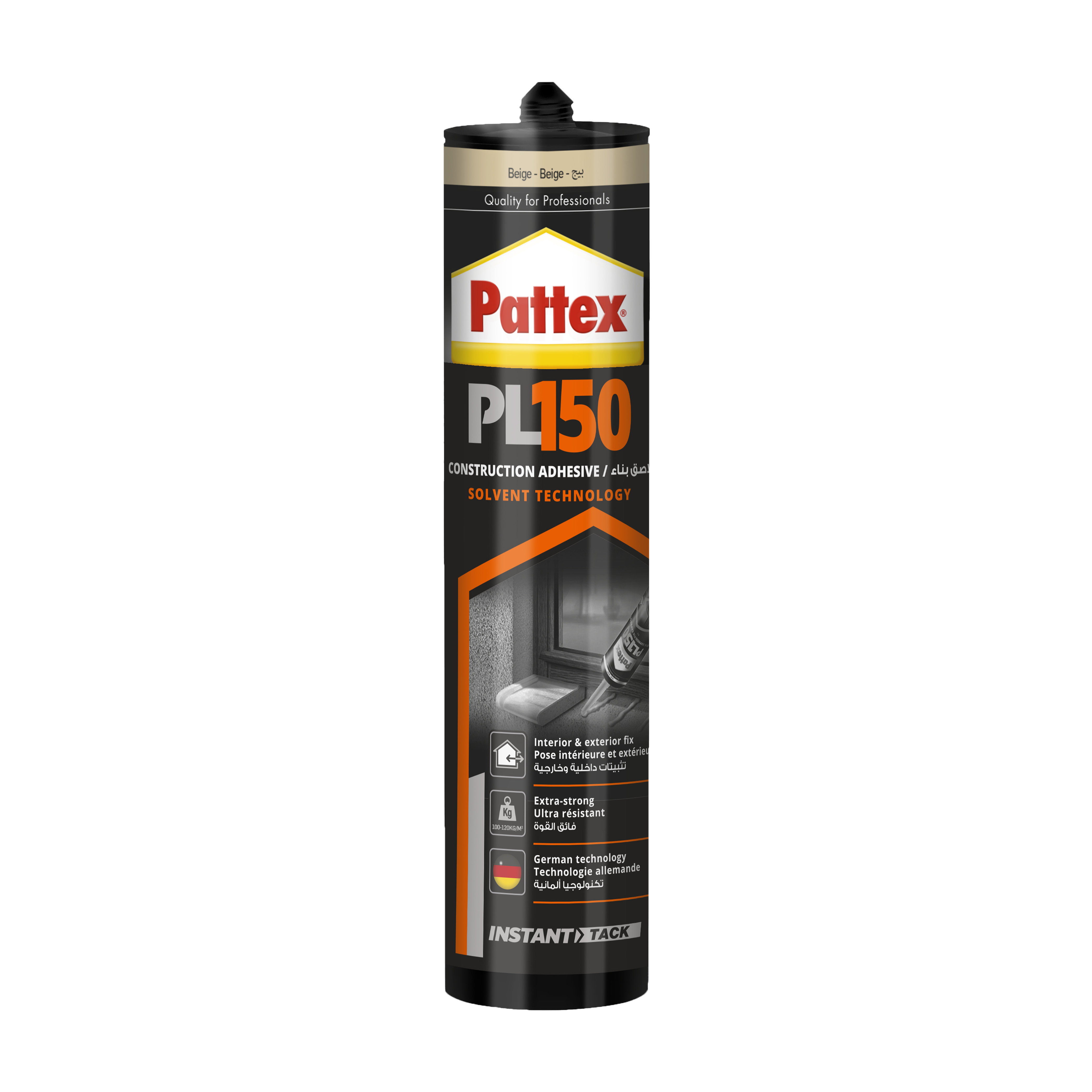 Silicon Pattex PL 150 (Black)