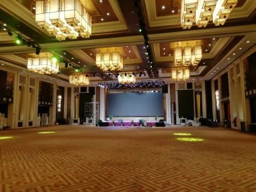 W-210B & W-208 in Banquet Hall of Wuhan Hotel