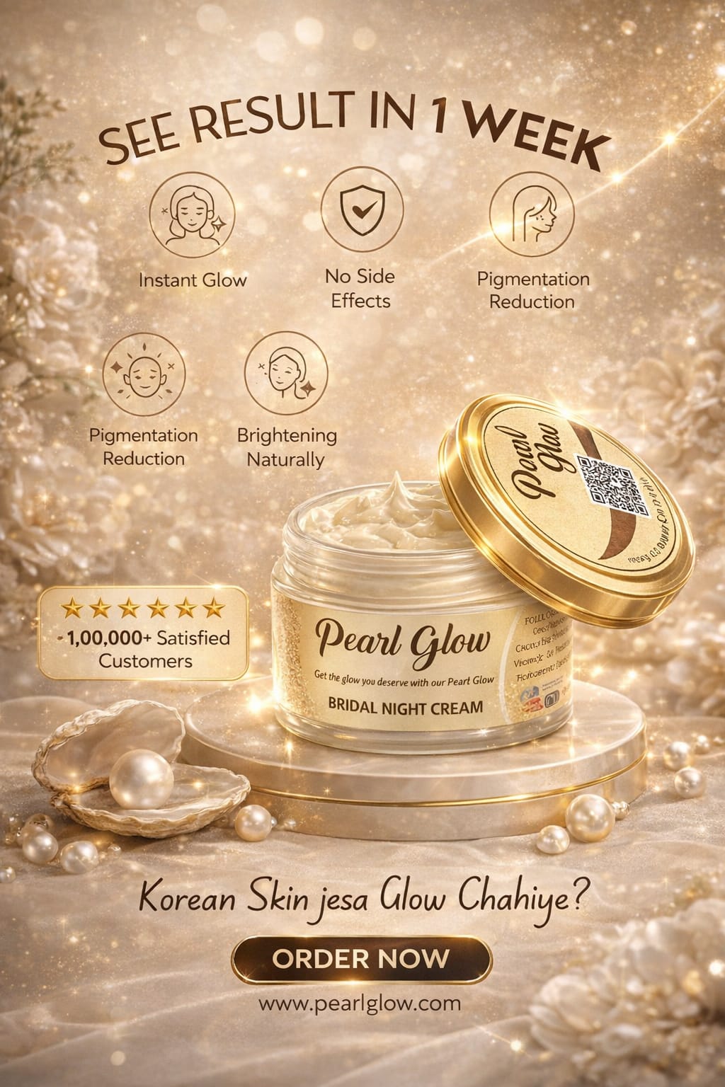 Pearl Glow Bridal Night Cream