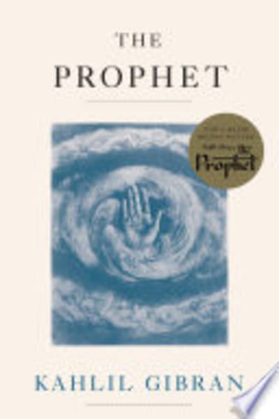 The Prophet by Kahlil Gibran — book cover