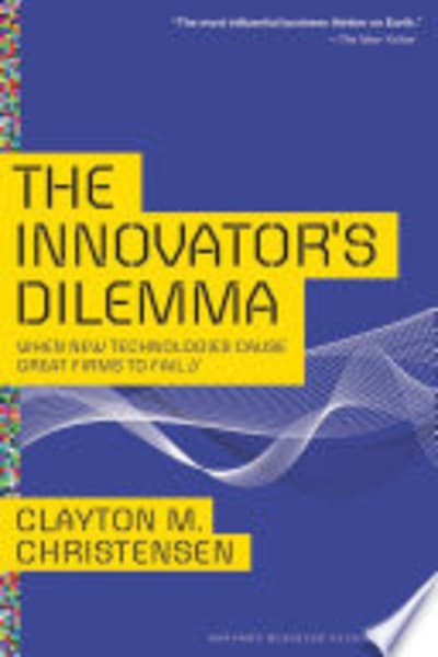 The Innovator's Dilemma by Clayton M. Christensen — book cover