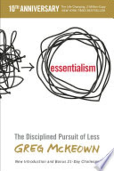 Essentialism by Greg McKeown — book cover
