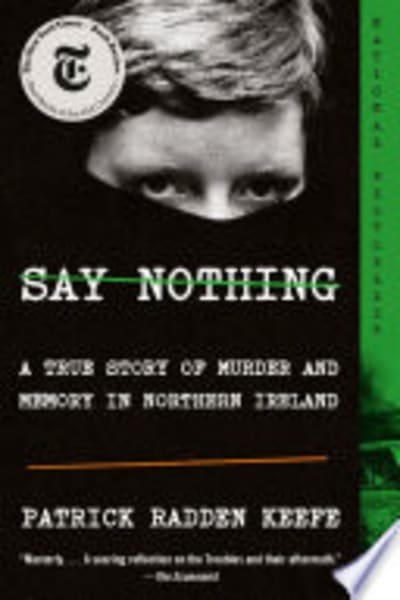 Say Nothing by Patrick Radden Keefe — book cover