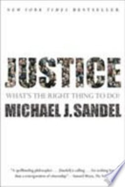Justice by Michael Sandel — book cover
