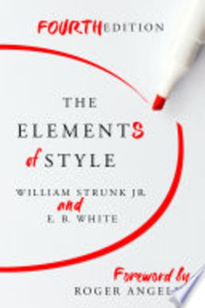 The Elements of Style by Strunk & White — book cover