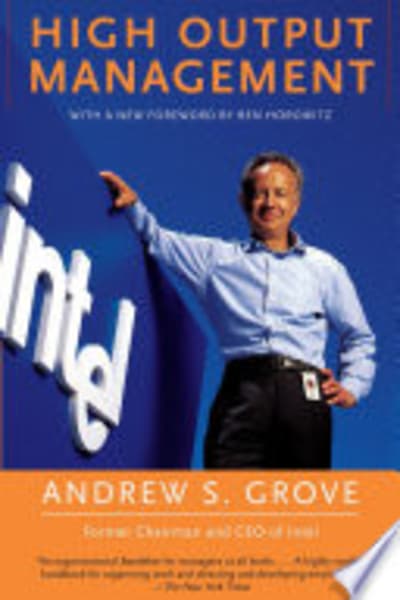 High Output Management by Andrew Grove — book cover