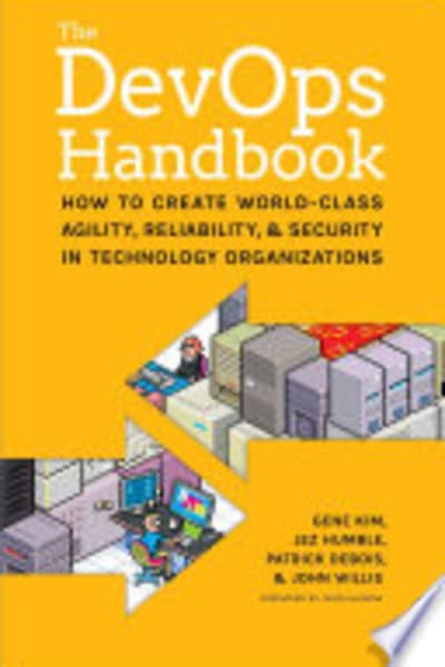 The DevOps Handbook by Gene Kim et al. — book cover