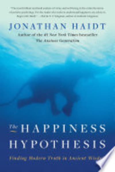 The Happiness Hypothesis by Jonathan Haidt — book cover