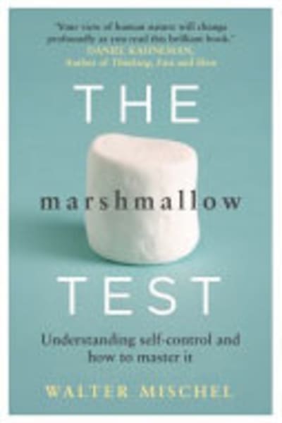 The Marshmallow Test by Walter Mischel — book cover