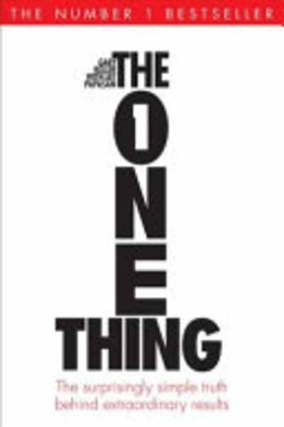 The One Thing by Gary Keller & Jay Papasan — book cover