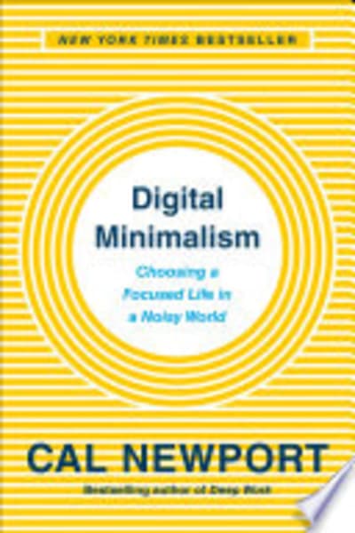 Digital Minimalism by Cal Newport — book cover