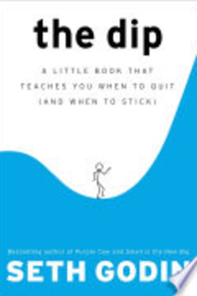 The Dip by Seth Godin — book cover