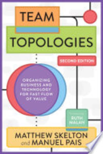 Team Topologies by Matthew Skelton & Manuel Pais — book cover