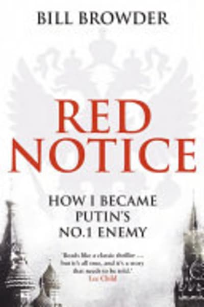 Red Notice by Bill Browder — book cover