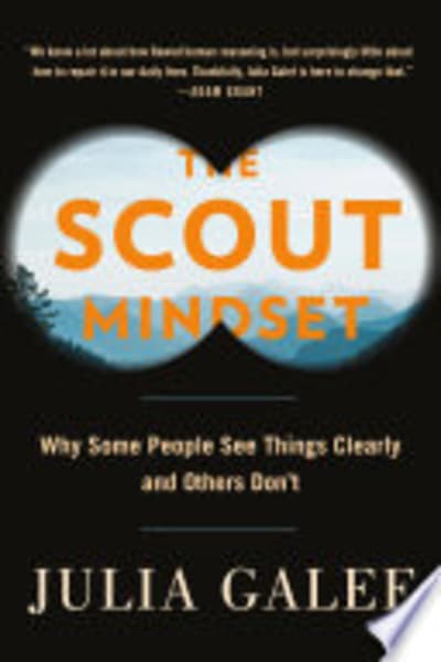The Scout Mindset by Julia Galef — book cover