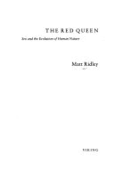The Red Queen by Matt Ridley — book cover