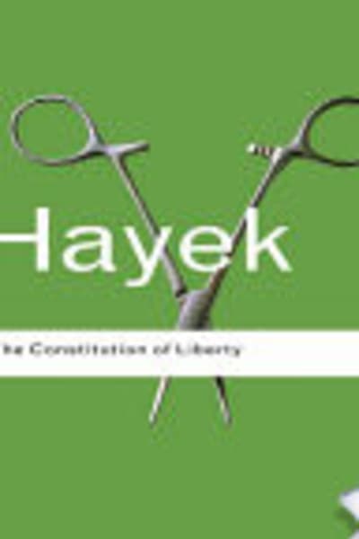 The Constitution of Liberty by F.A. Hayek — book cover