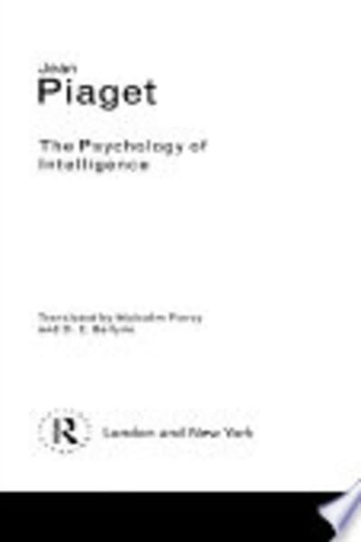 The Psychology of Intelligence by Jean Piaget — book cover