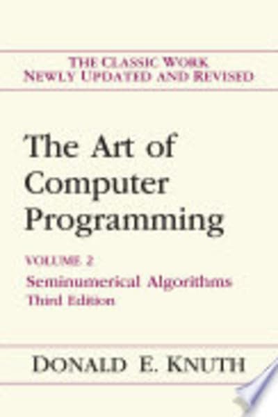 The Art of Computer Programming by Donald Knuth — book cover