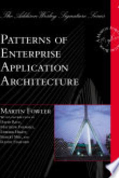 Patterns of Enterprise Application Architecture by Martin Fowler — book cover