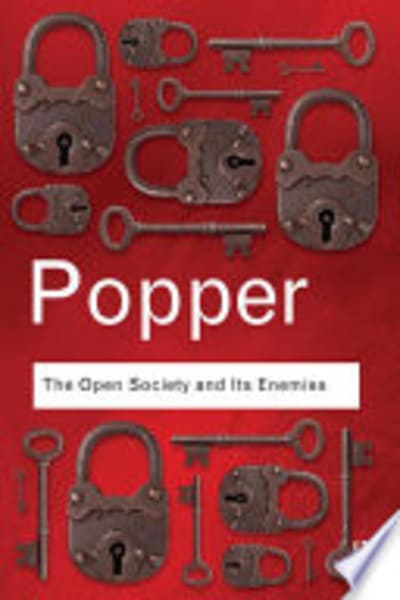 The Open Society and Its Enemies by Karl Popper — book cover