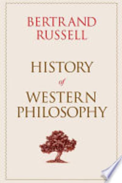 A History of Western Philosophy by Bertrand Russell — book cover