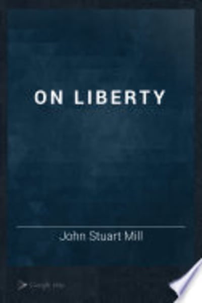 On Liberty by John Stuart Mill — book cover