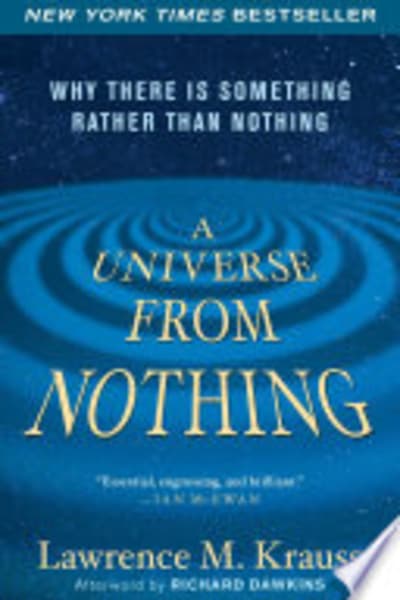 A Universe from Nothing by Lawrence Krauss — book cover