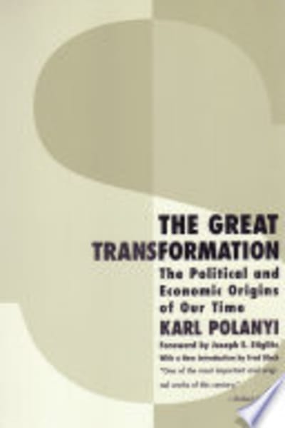 The Great Transformation by Karl Polanyi — book cover
