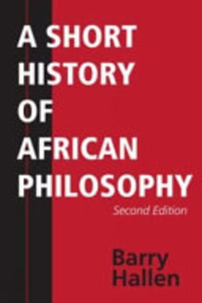 A Short History of African Philosophy by B. Hallen — book cover