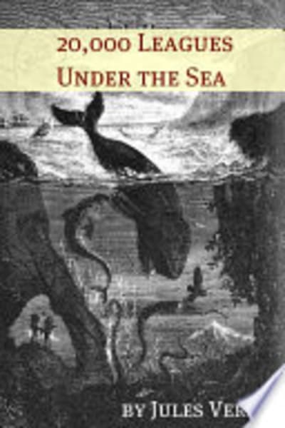 Twenty Thousand Leagues Under the Sea (Annotated with Biography of Verne and Plot Analysis) by Jules Verne — book cover