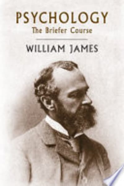 Psychology, Briefer Course by William James — book cover