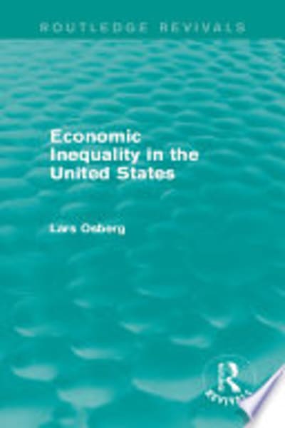 Economic Inequality in the United States by Lars Osberg — book cover