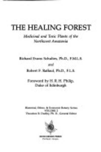 The Healing Forest by Richard Evans Schultes — book cover