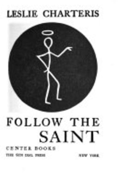 Follow the Saint by Leslie Charteris — book cover