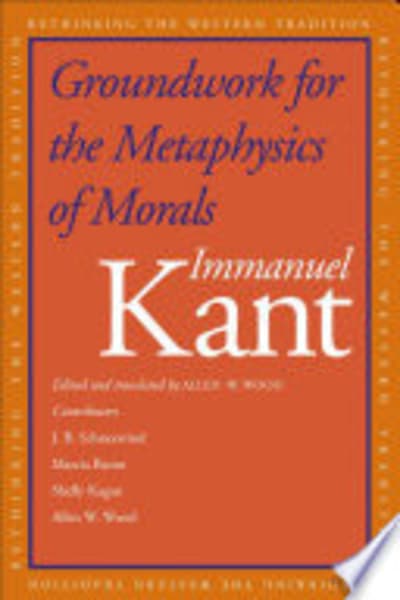 Groundwork for the Metaphysics of Morals by Immanuel Kant — book cover