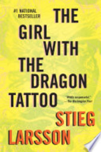 The Girl with the Dragon Tattoo by Stieg Larsson — book cover
