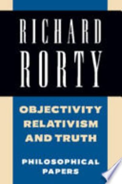 Objectivity, Relativism, and Truth by Richard Rorty — book cover