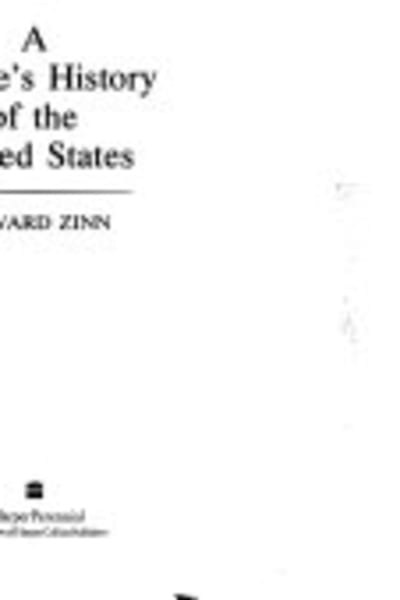 A People’s History of the United States by Howard Zinn — book cover