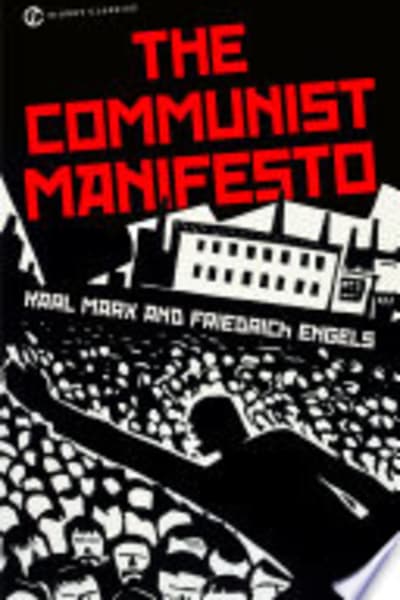 The Communist Manifesto by Karl Marx — book cover