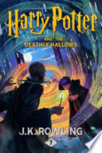 Harry Potter and the Deathly Hallows by J.K. Rowling — book cover