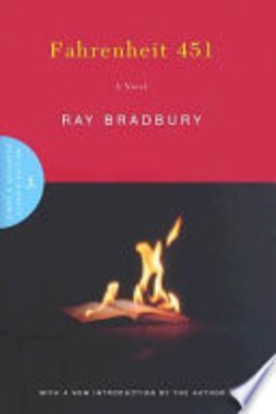 Fahrenheit 451 by Ray Bradbury — book cover